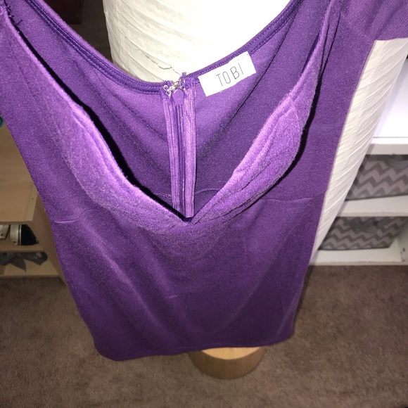 💟Tobi Purple Mini Dress🙋‍♀️👾🦄🚺😈💟💜🔥😈🦄 - Picture 7 of 10